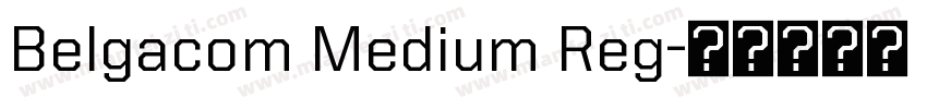 Belgacom Medium Reg字体转换